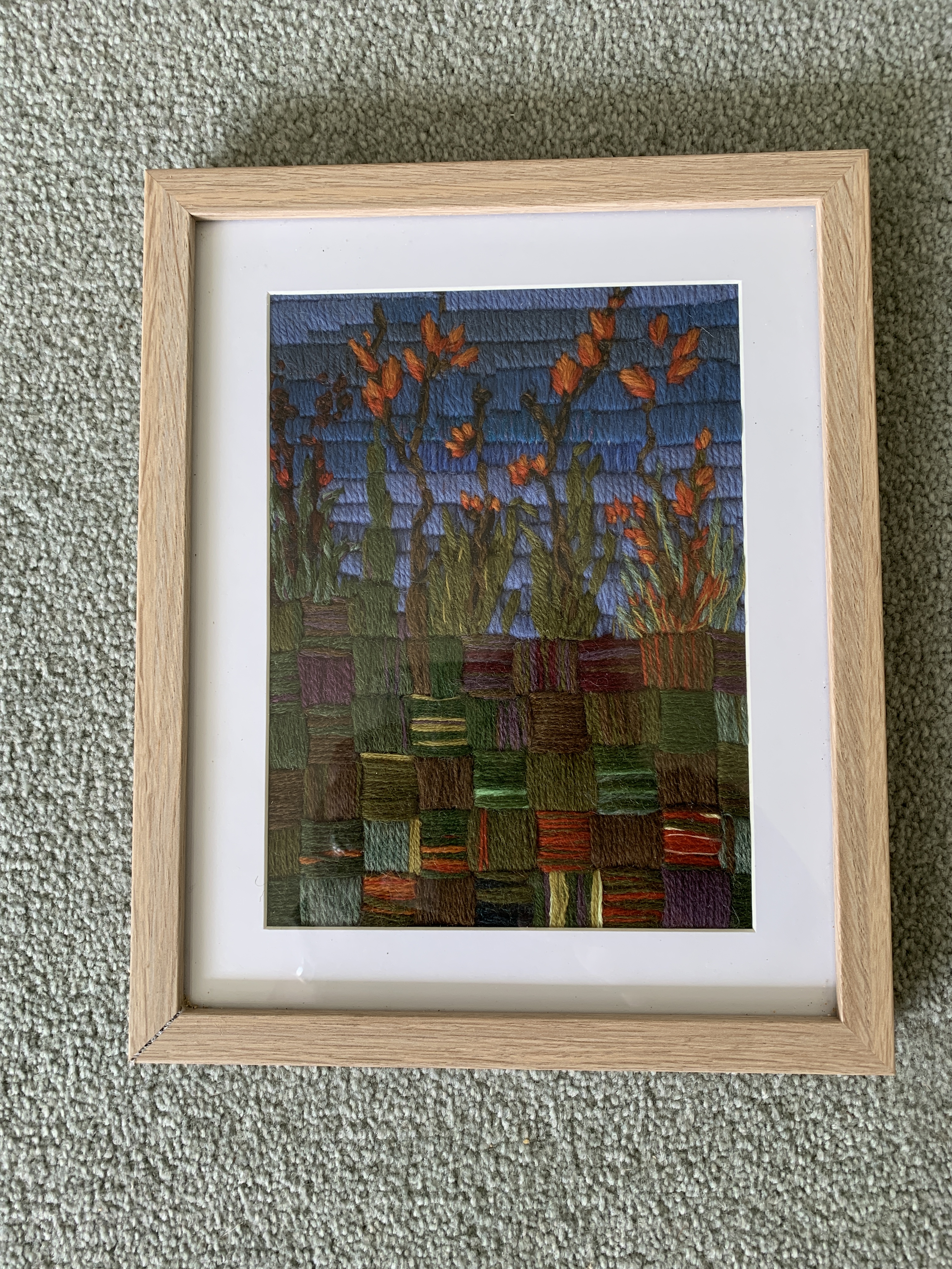 Harakeke fibre art – Whenua | Earthed – Eclectic Yarn fibre artwork
